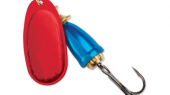 "Blue Fox Classic Vibrax Spinner" — Bleeding Silver-Chrome Blue — №3