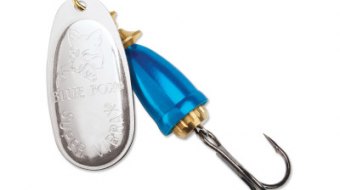 "Blue Fox Classic Vibrax Spinner" — Silver-Chrome Blue — №6