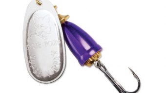 "Blue Fox Classic Vibrax Spinner" — Silver-Purple — №6