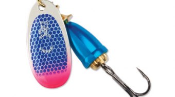 "Blue Fox Classic Vibrax Spinner" — Blue Scale Pink Tip UV — №4