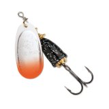"Blue Fox Classic Vibrax Spinner" — Red Tipped-Silver Flake — №4