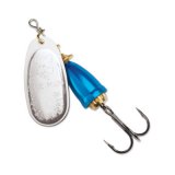 "Blue Fox Classic Vibrax Spinner" — Silver-Chrome Blue — №4