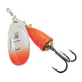 "Blue Fox Classic Vibrax Spinner" — Orange Chartreuse Candyback — №4