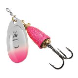 "Blue Fox Classic Vibrax Spinner" — Pink Chartreuse Candyback — №6